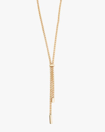 Colar Gravata em Ouro Amarelo 18K