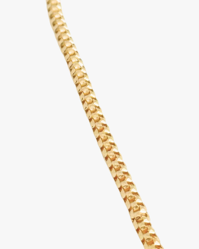 Colar Gravata em Ouro Amarelo 18K