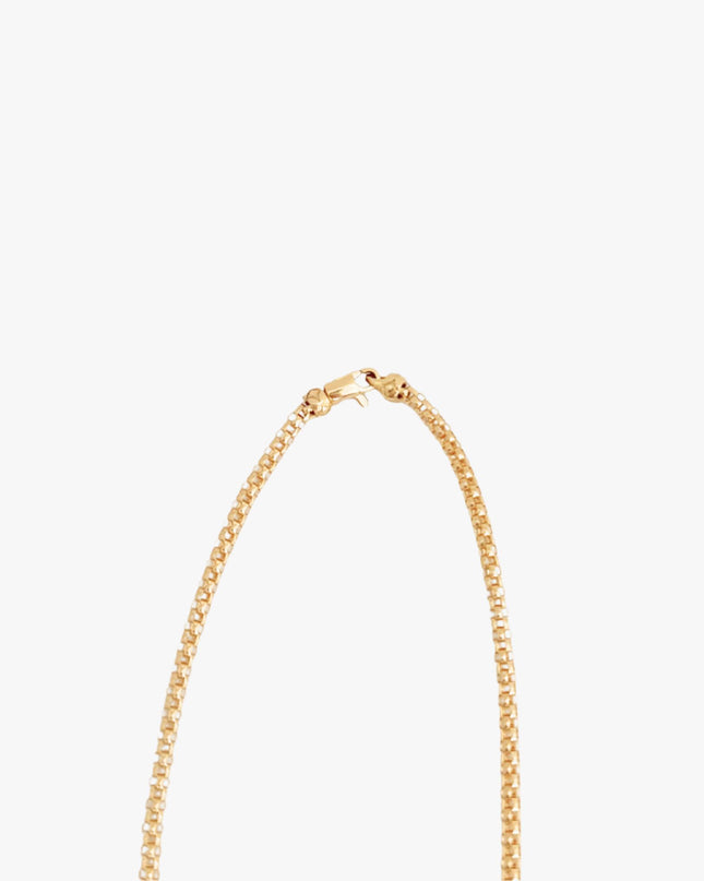 Colar Gravata em Ouro Amarelo 18K