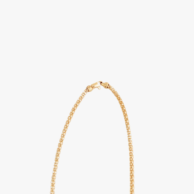 Colar Gravata em Ouro Amarelo 18K