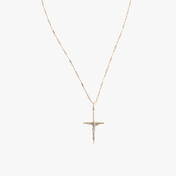 Corrente Masculina em Ouro Amarelo 18K e Ouro Branco 18K