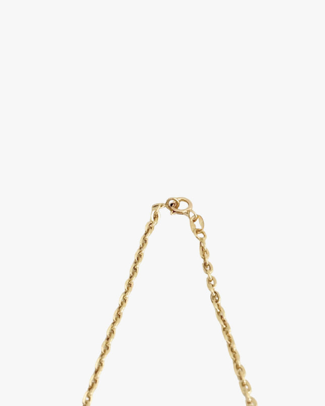 Colar Espírito Santo em Ouro Amarelo e  Ouro Branco 18K