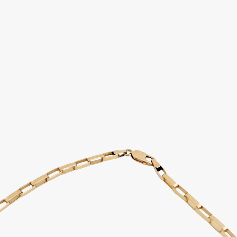 Colar Religioso Cruz em Ouro Amarelo e Ouro Branco 18K