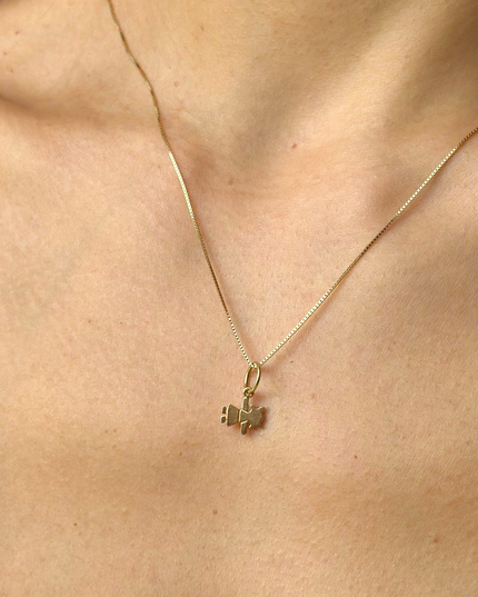 Pingente Menina em Ouro  Amarelo 18K