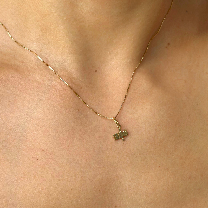 Pingente Menino em Ouro  Amarelo 18K