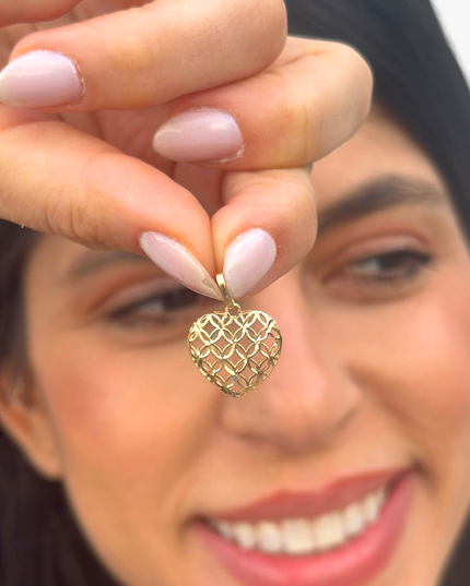 Pingente Amor em Ouro Amarelo 18K
