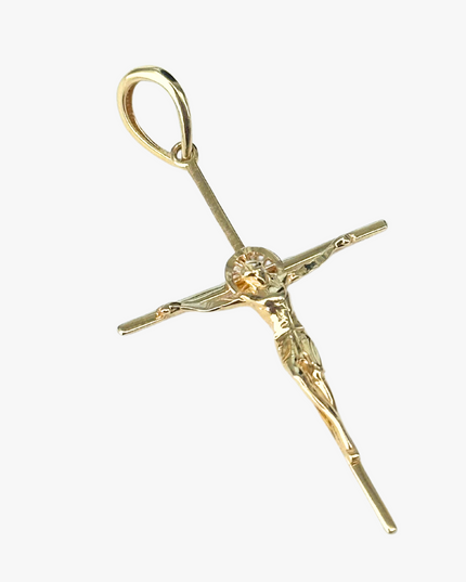 Pingente Cruz Eterna em Ouro Amarelo  18K