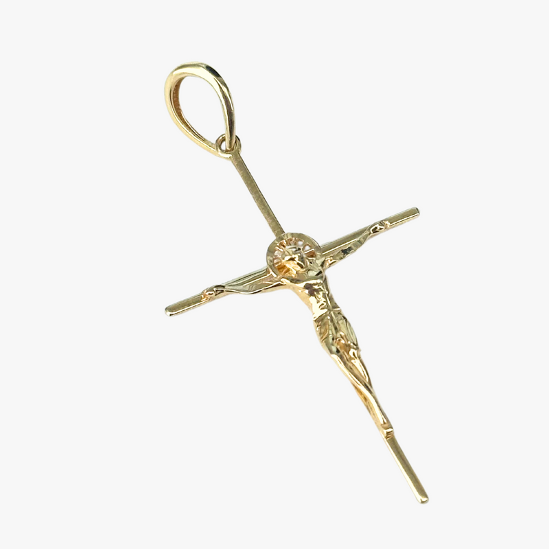 Pingente Cruz Eterna em Ouro Amarelo  18K