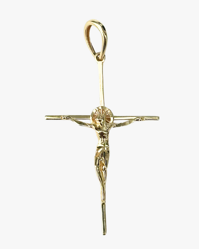 Pingente Cruz Eterna em Ouro Amarelo  18K