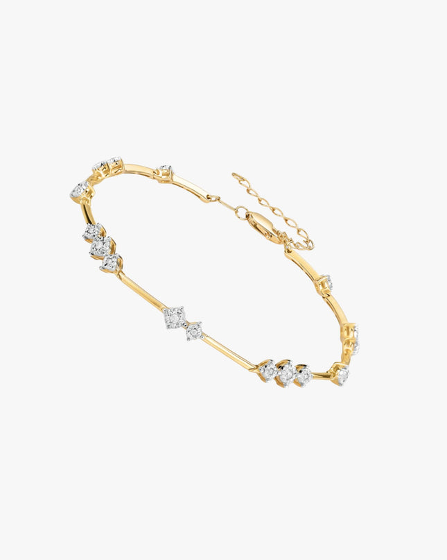 Pulseira iluminar com Diamantes