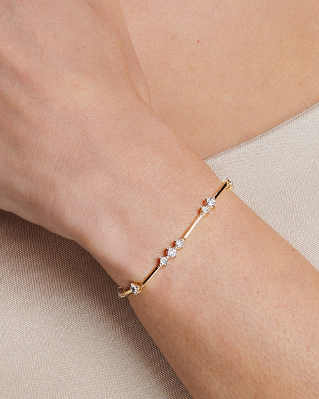 Pulseira iluminar com Diamantes