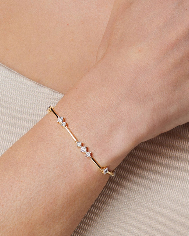 Pulseira iluminar com Diamantes