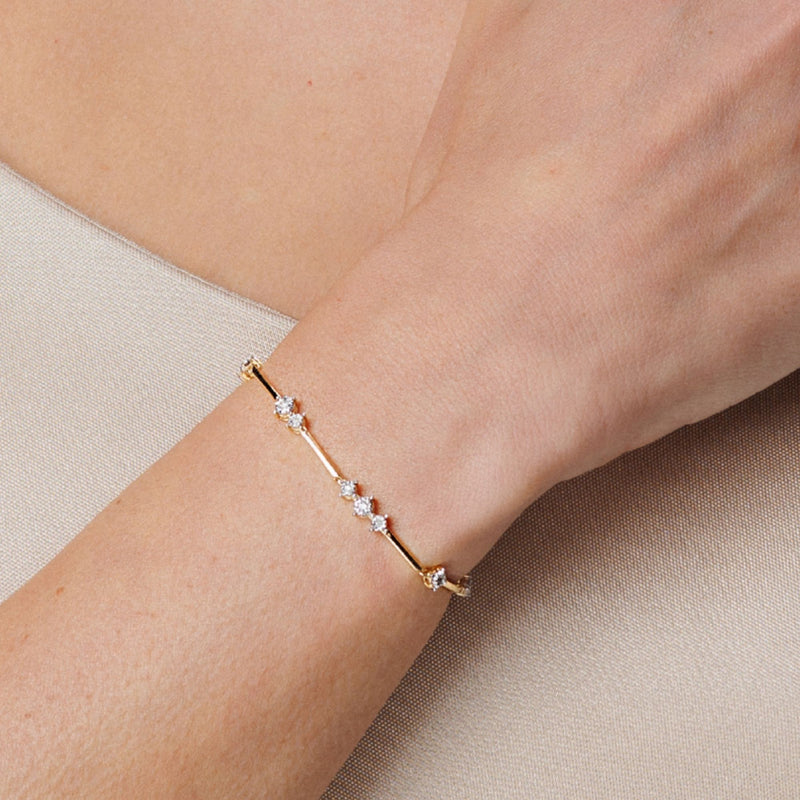 Pulseira iluminar com Diamantes