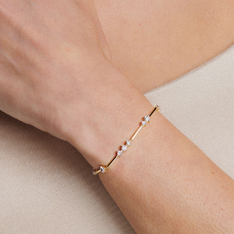 Pulseira iluminar com Diamantes