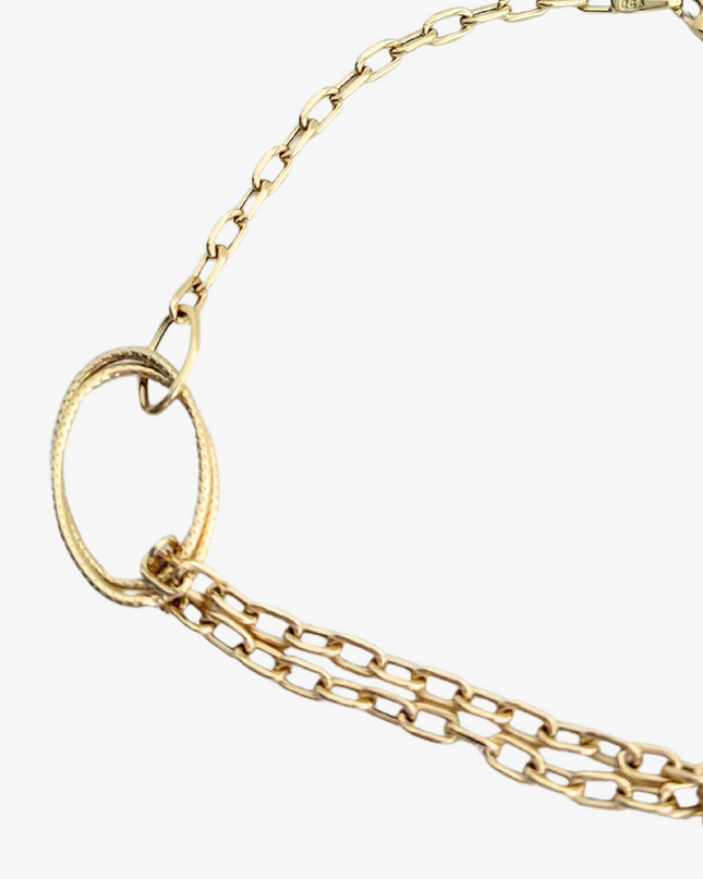 Pulseira Elos em Ouro Amarelo 18K