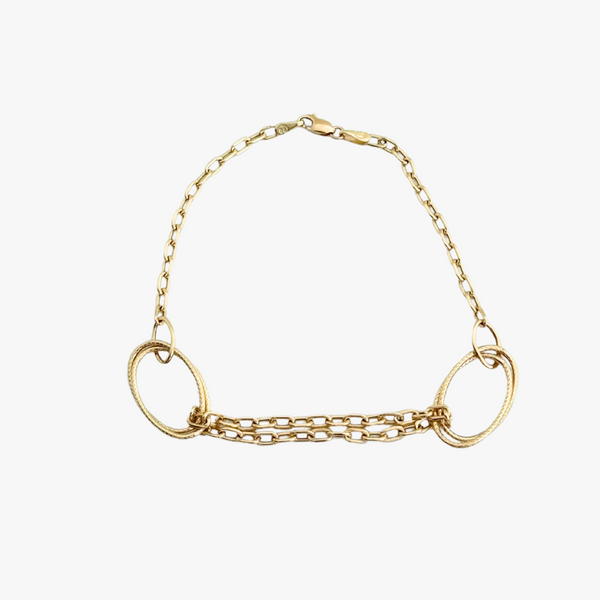 Pulseira Elos em Ouro Amarelo 18K