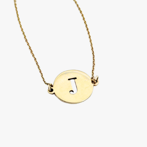 Pulseira Personalizada Inicial em Ouro  Amarelo 18K