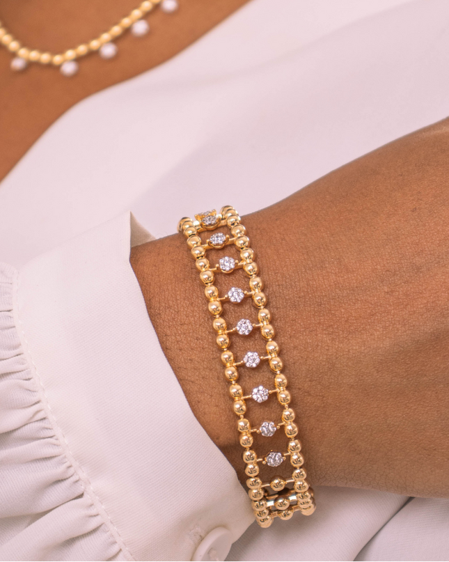 Pulseira Luz com Diamantes
