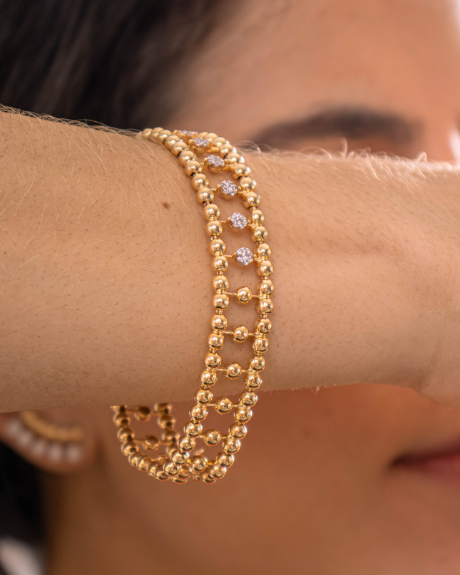 Pulseira Luz com Diamantes