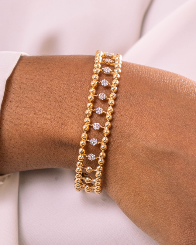 Pulseira Luz com Diamantes