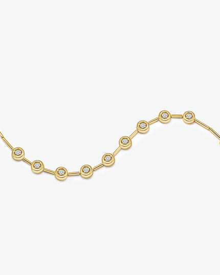 Pulseira com 63 Diamantes