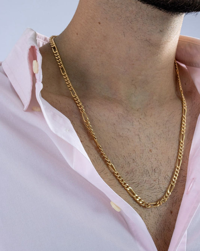 Corrente 3x1 em Ouro Amarelo18K de 60cm