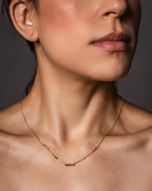 Colar Amor em Ouro Amarelo 18K