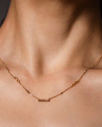 Colar Amor em Ouro Amarelo 18K