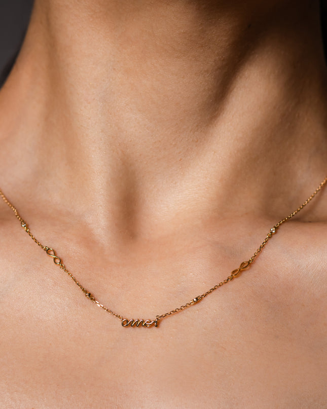 Colar Amor em Ouro Amarelo 18K