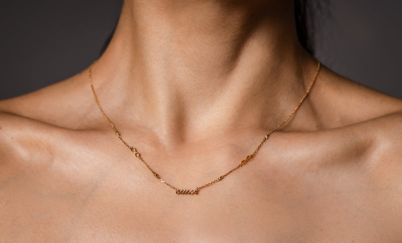 Colar Amor em Ouro Amarelo 18K