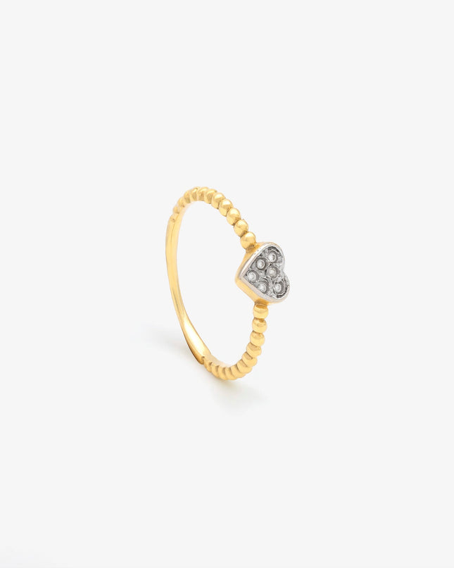 Anel do Amor Diamantes Tons