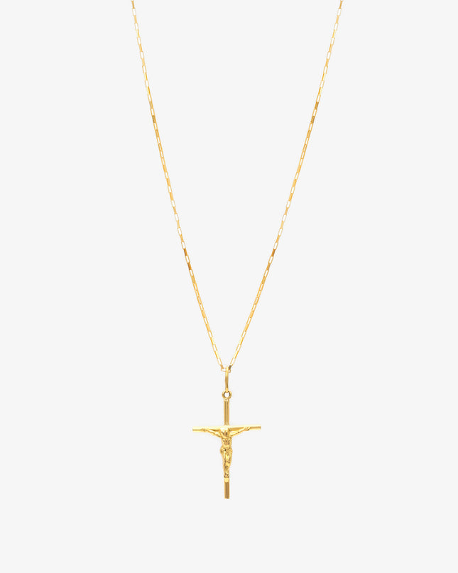 Colar Ouro Pingente Crucifixo