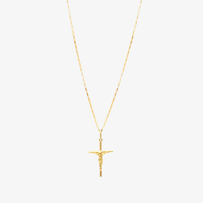 Colar Ouro Pingente Crucifixo