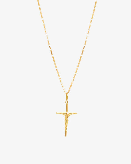 Colar Ouro Pingente Crucifixo