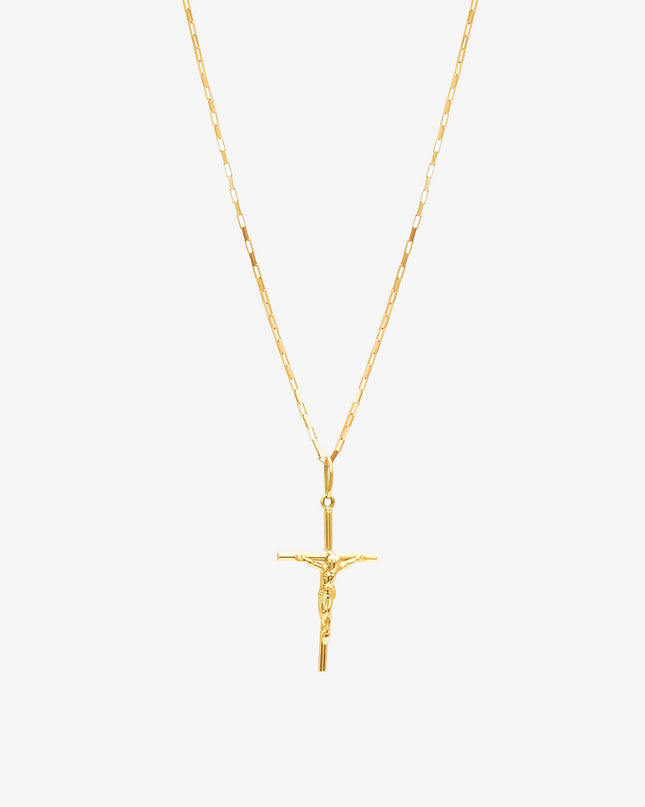 Colar Ouro Pingente Crucifixo