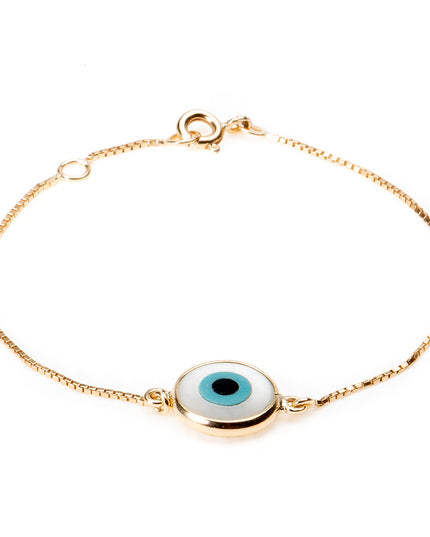 Pulseira de Olho Grego Redonda