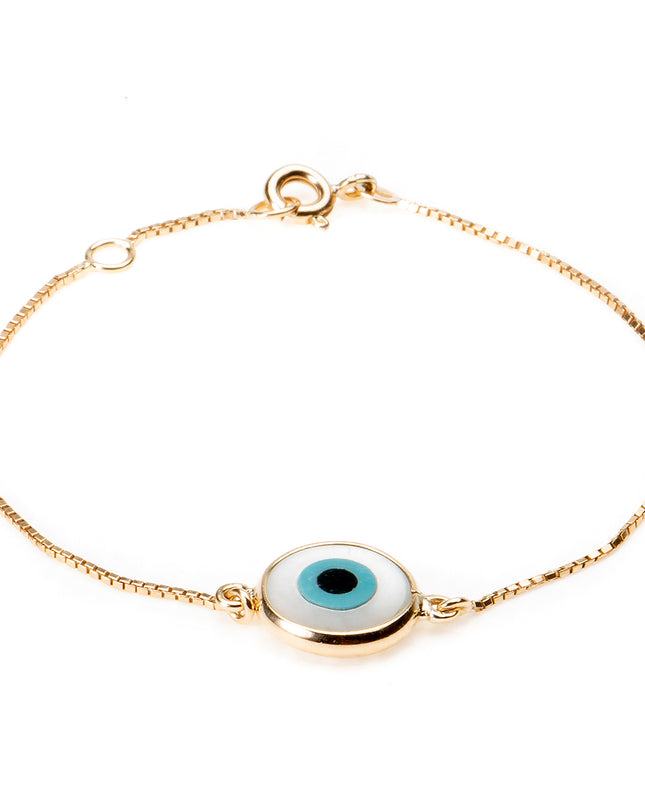 Pulseira de Olho Grego Redonda