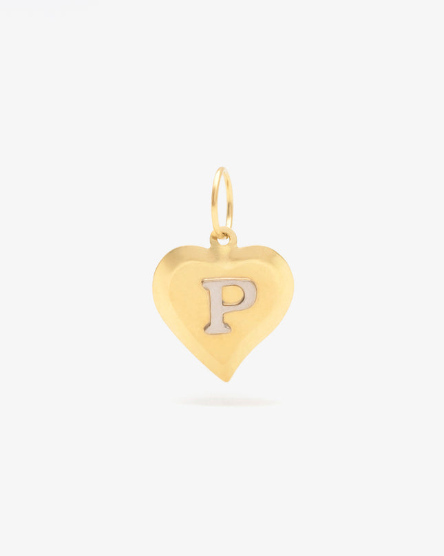 Pingente Personalizado Coração Letra