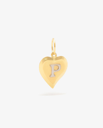 Pingente Personalizado Coração Letra