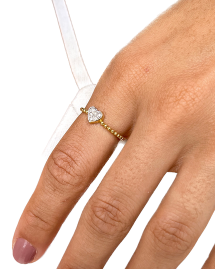 Anel do Amor Diamantes Tons