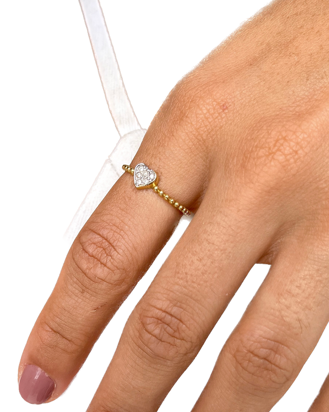 Anel do Amor Diamantes Tons